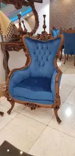 Classic furniture set in blue