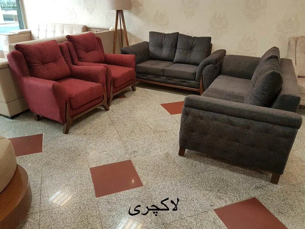 Dark luxury seven seater sofa