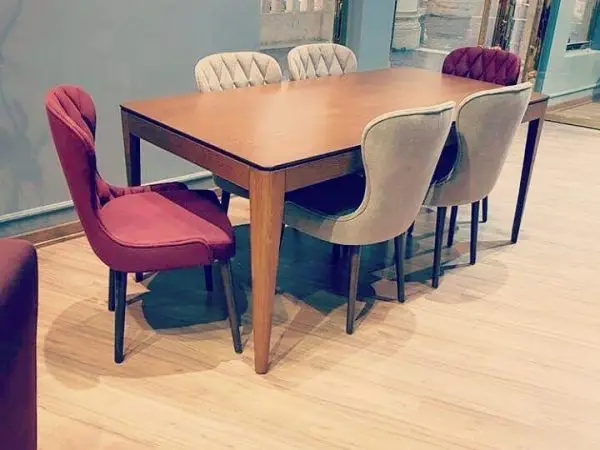 dining table and chair model turkish
