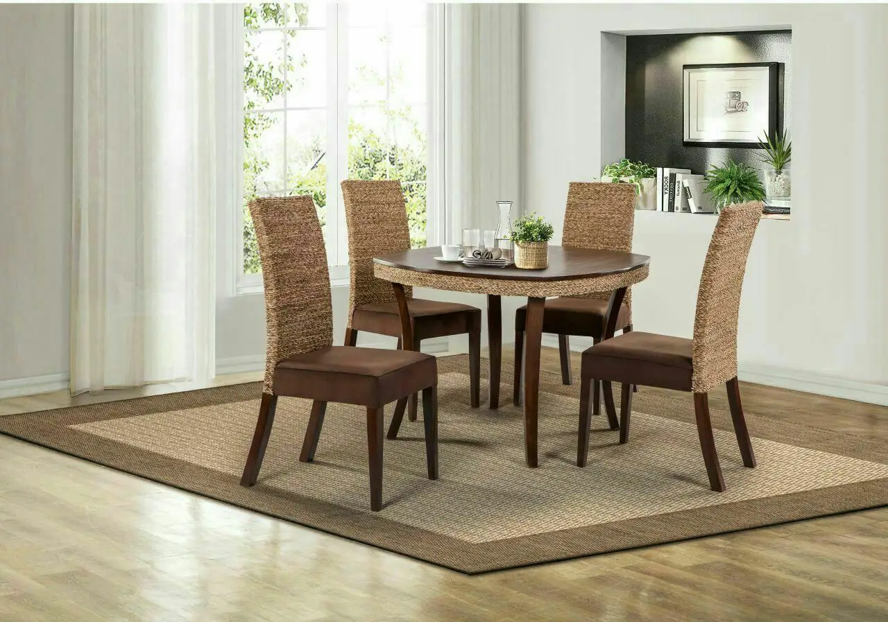 orang table and dining table