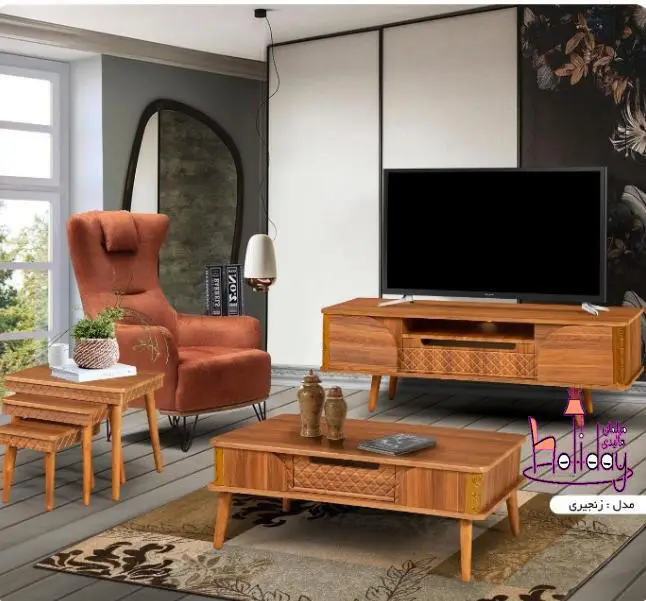 1 TV table set and furniture front Chain model