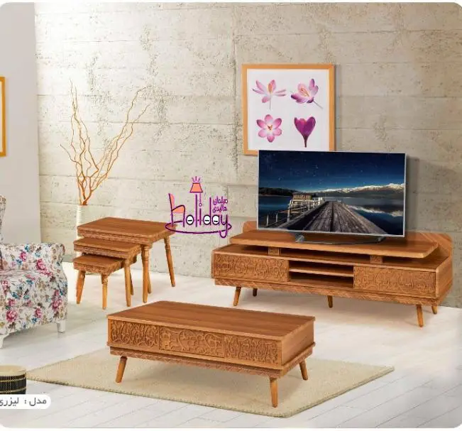 1 TV table set and furniture front Laser model