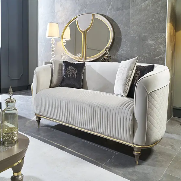 A sample of Diana sofa gray color design