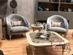 Diana new collection sofa turkish 2021 gray cream beautiful one seaters view