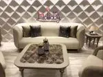 Diana new collection sofa turkish 2021 gray cream two seater view