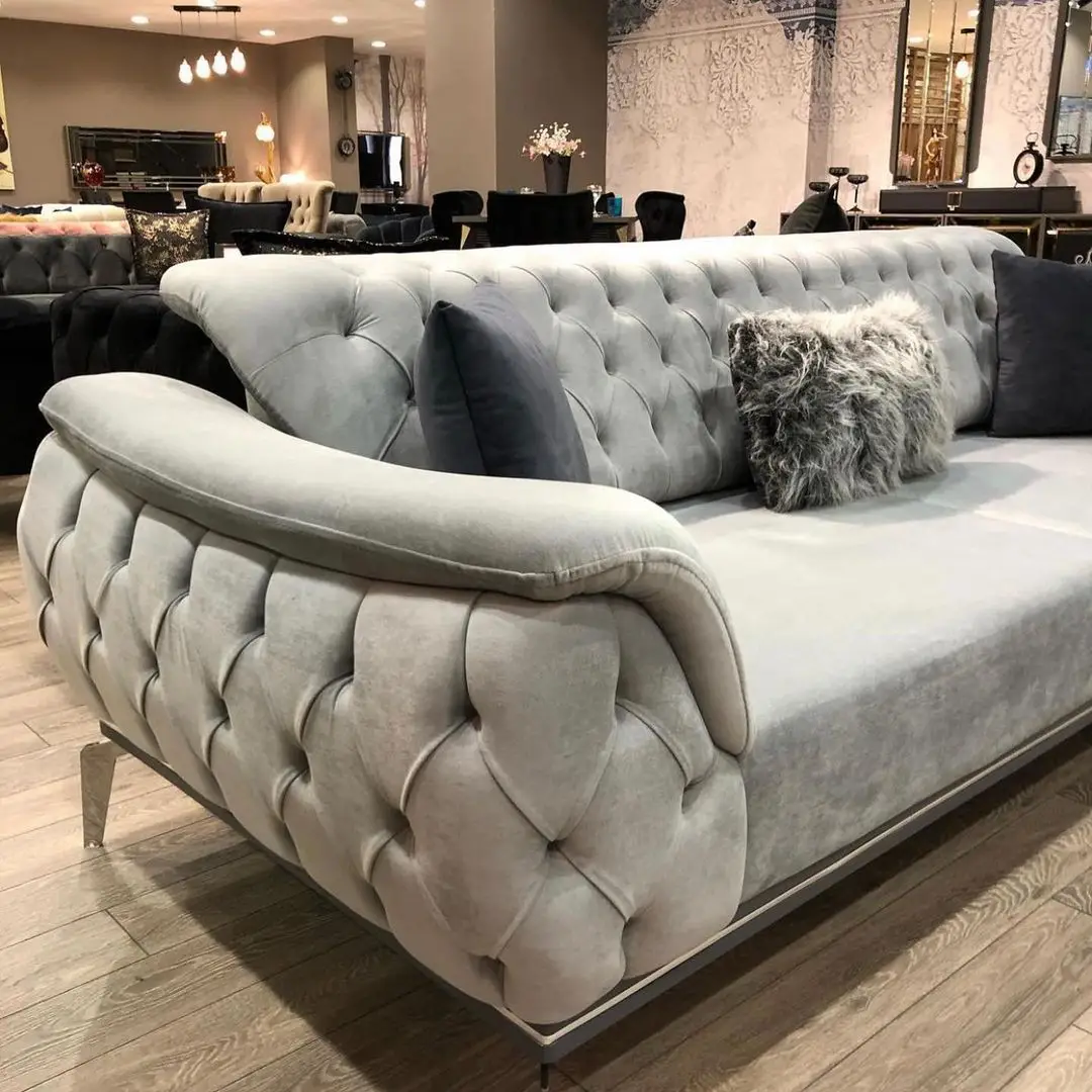 A sample of Patrice sofa in special white color