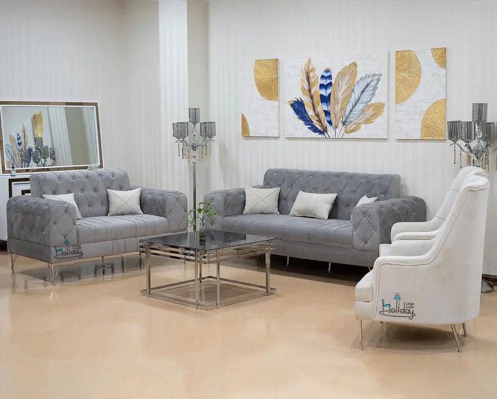 An example Kourosh model of the holiday sofa Tables and chairs and sofas From factory to home