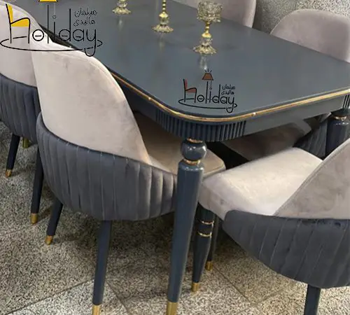 Diana model dining table gray