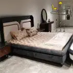 Paniz model bed gray color