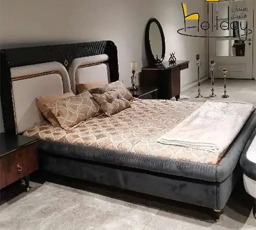 Paniz model bed gray color