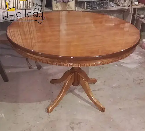 Round design dining table
