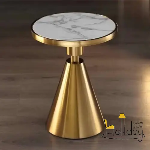 Table in front of the sofa cylindrical model