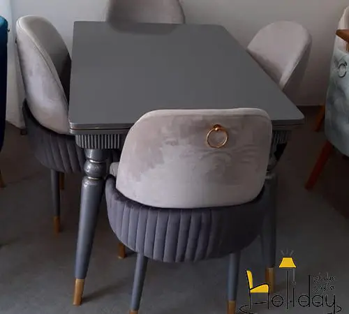 Viana model dining table gray