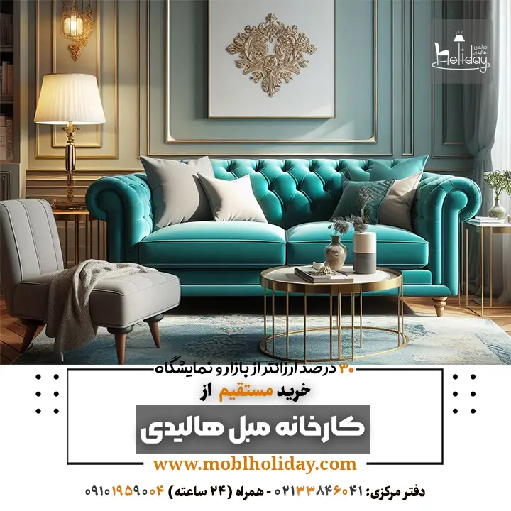 Chester sofa Turquoise